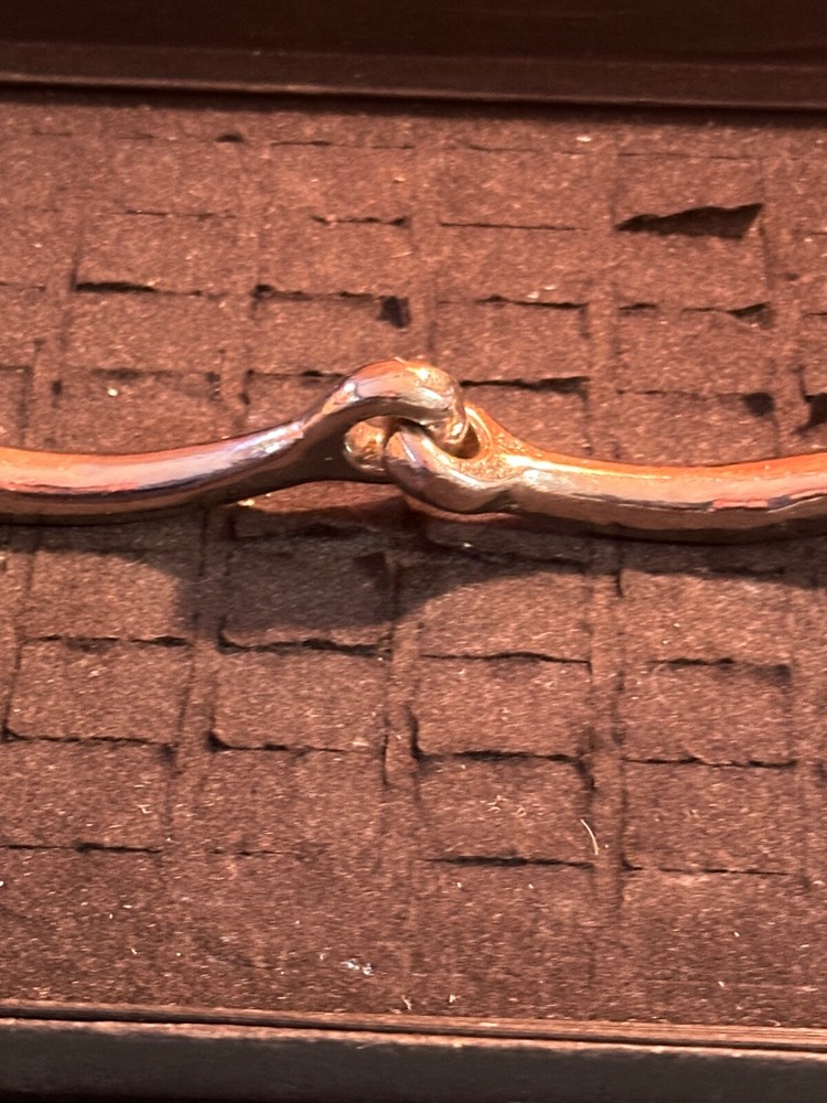 11" Single Joint Double Loop Loose Ring Horse Bit Snaffle