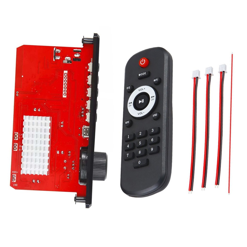 MP3 Decoder 160W Amplifier Bluetooth 5.0 Multiple Media Formats Compatibility
