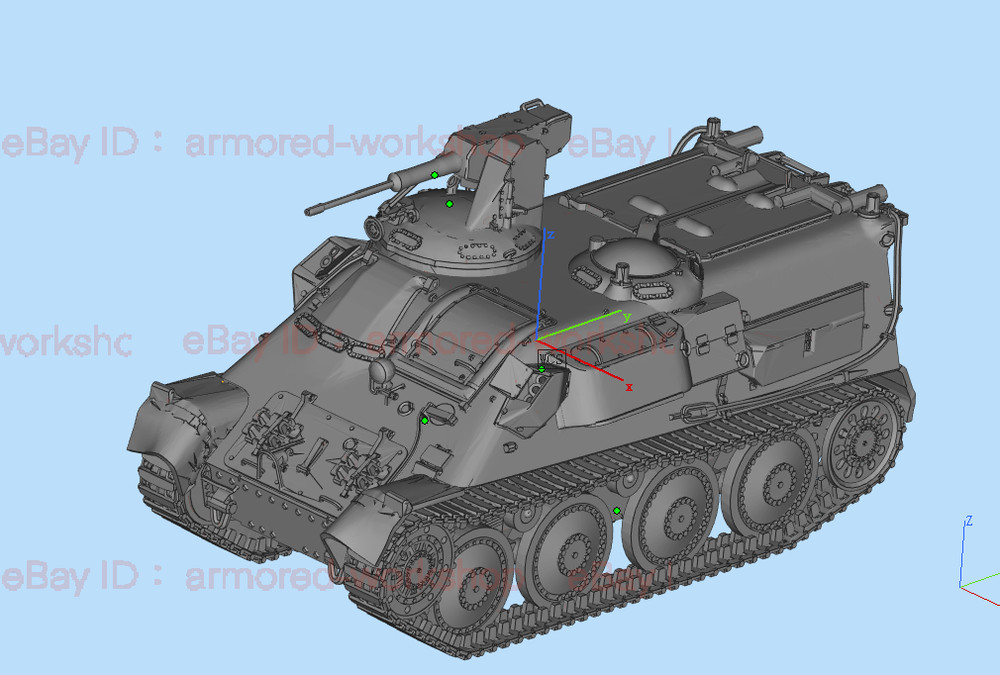 3D Printed 1/72 V Series Pbv301 tank Unpainted