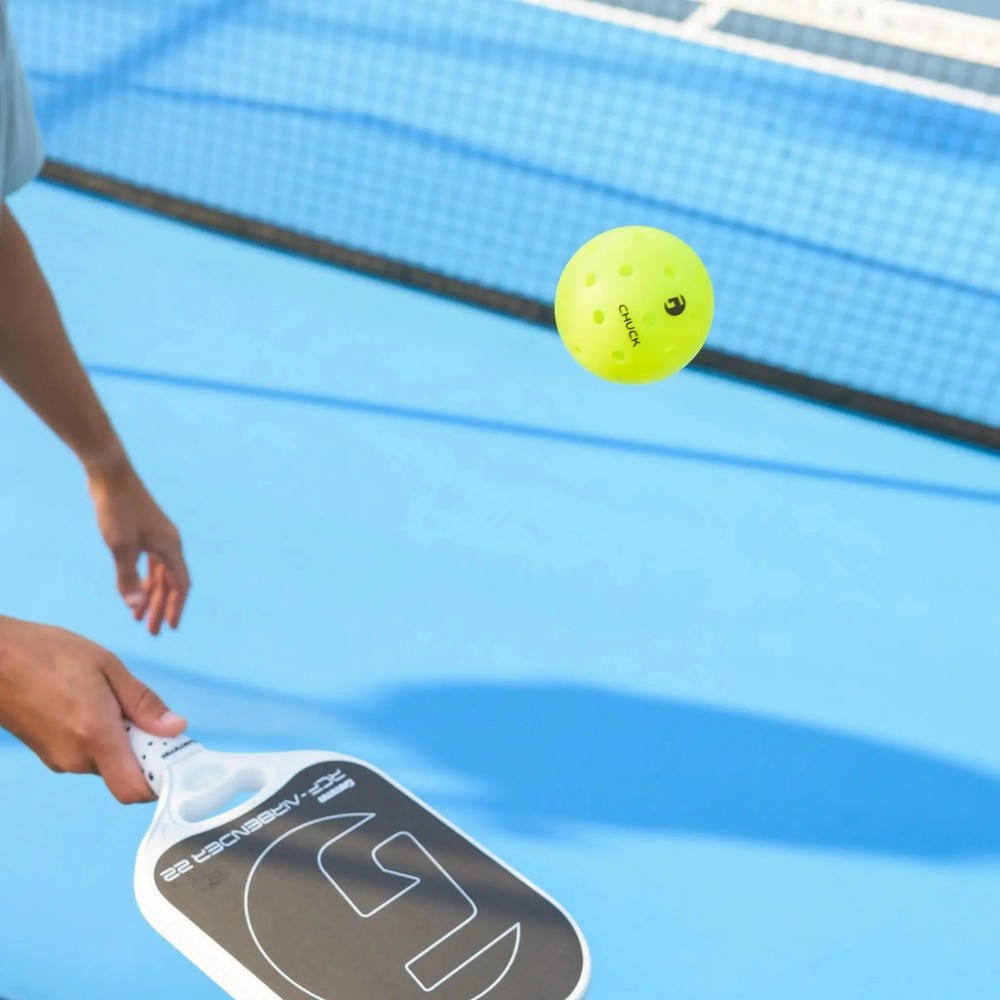 Gamma Chuck Outdoor Pickleballs Yellow for Consistent Play