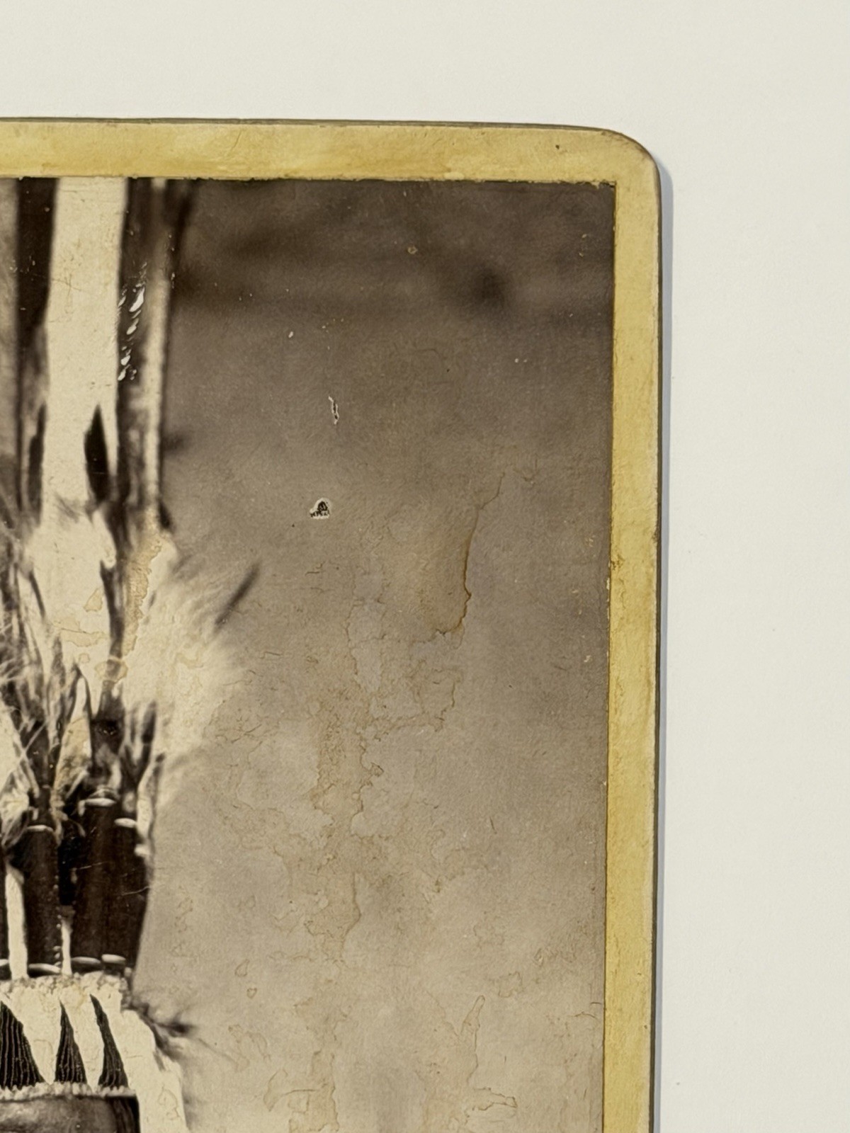 Vintage Native American Indian Cabinet Card; Fort Sill;
