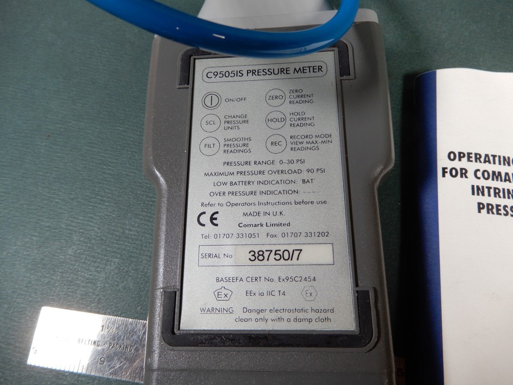 Comark C9500 Digital Pressure Meter Good Used Conditon