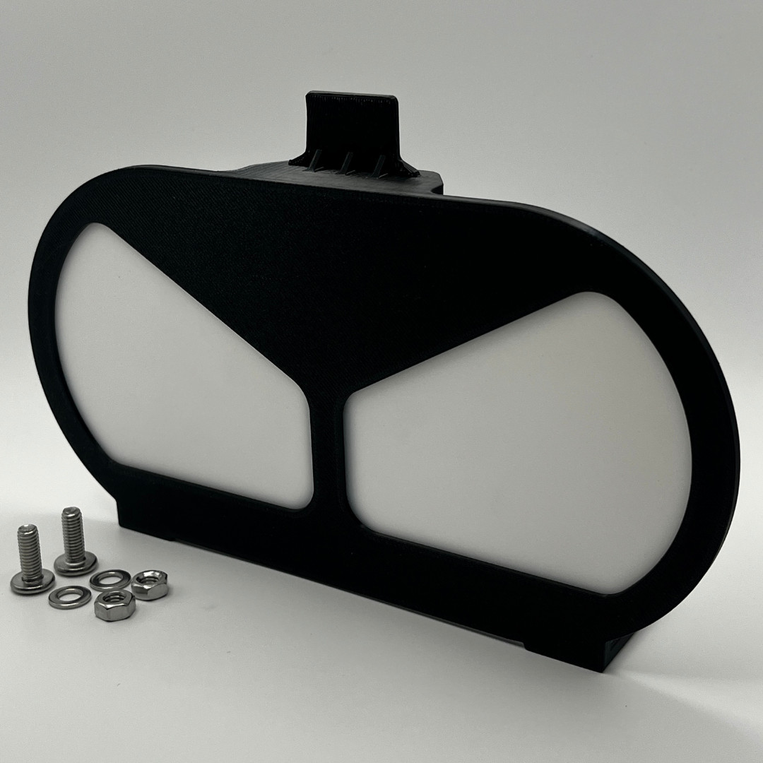 Honda 400ex Headlight DELETE: Headlight Block-off Plate