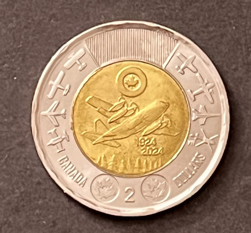 CANADA 2024 -  $2 , King Charles III, RCAF