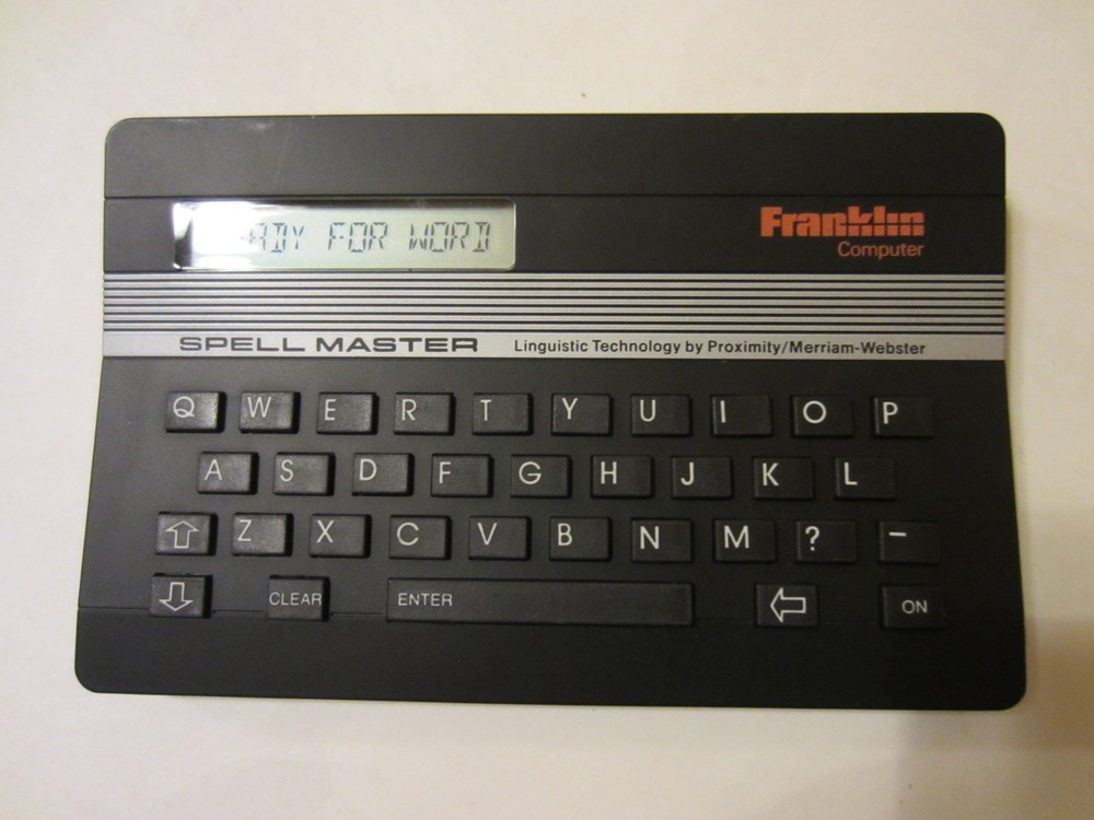 Franklin Computer Spell Master SA-103 Liguistic Technology