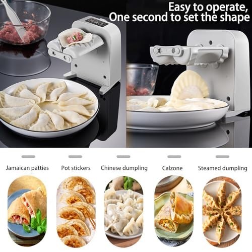 Automatic Electric Dumpling Maker Machine, Removable Empanada Press & Tools, Qui