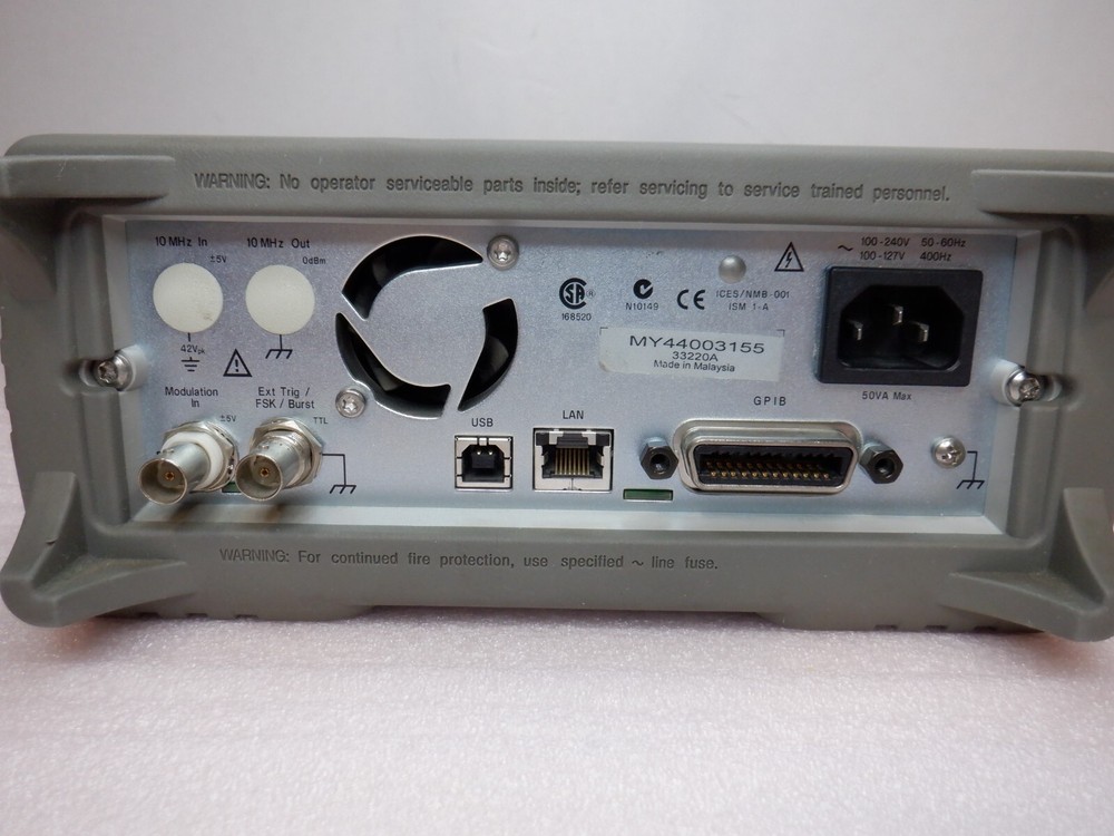 AGILENT 33220A ARBITRARY WAVEFORM GENERATOR
