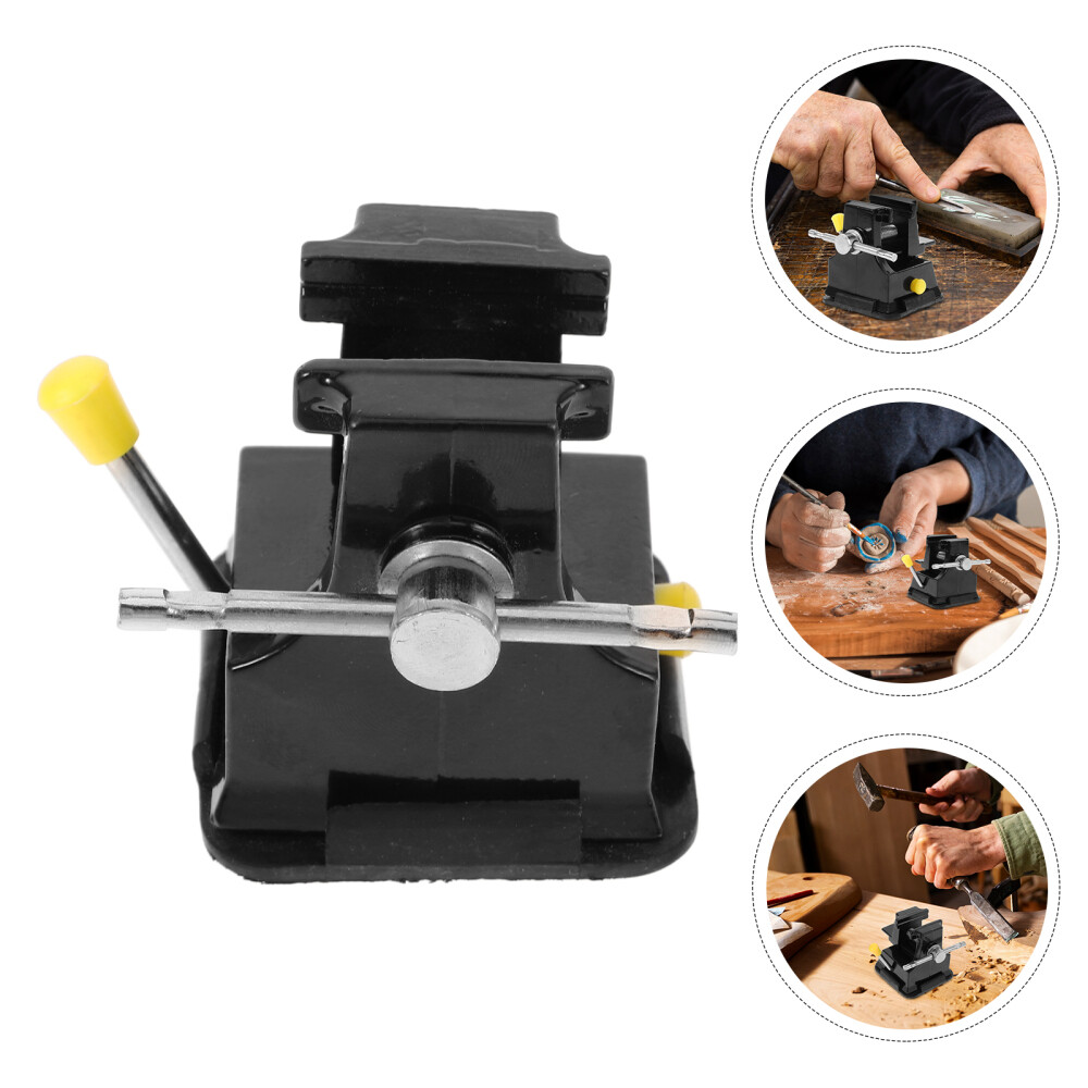 Mini Small Vice Miniature Table Bench Vise Chisel Cutting Carving Suction Base