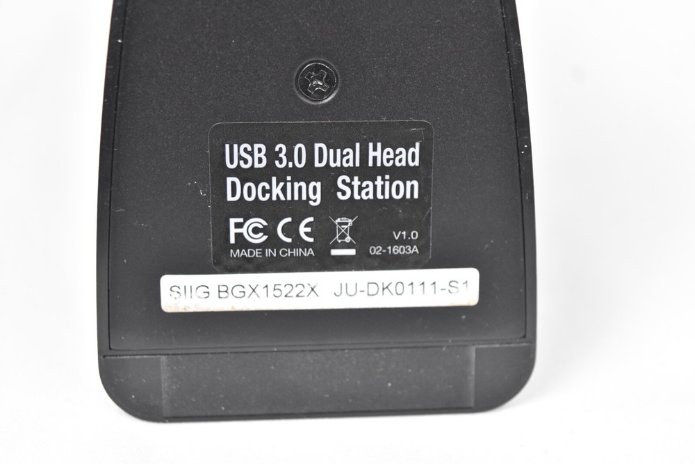 SIIG USB 3.0 Dual Head Docking Station w/ Cables