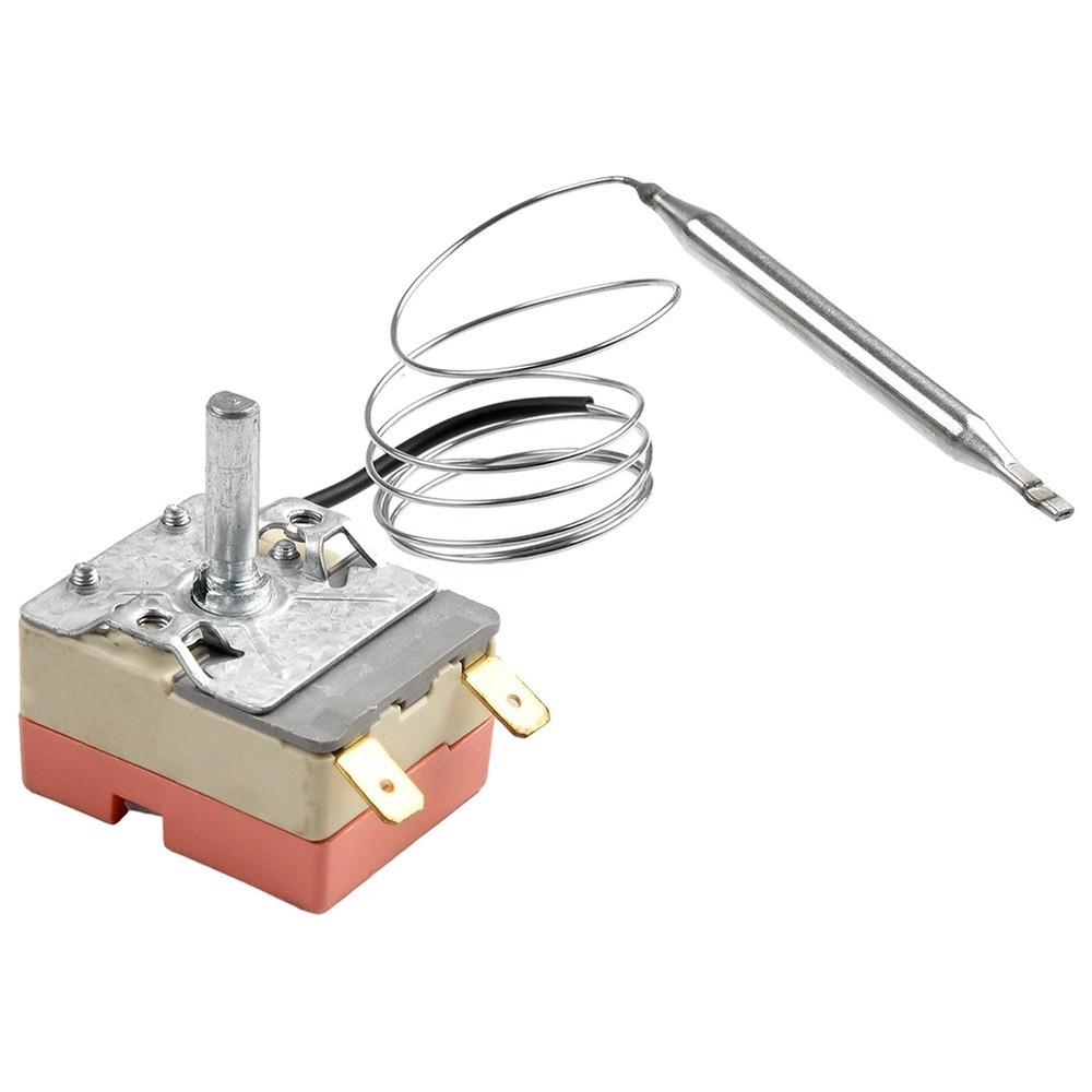 Oven Thermostat Controller Switch 2 Pin 250V 16A Adjustable Temperature