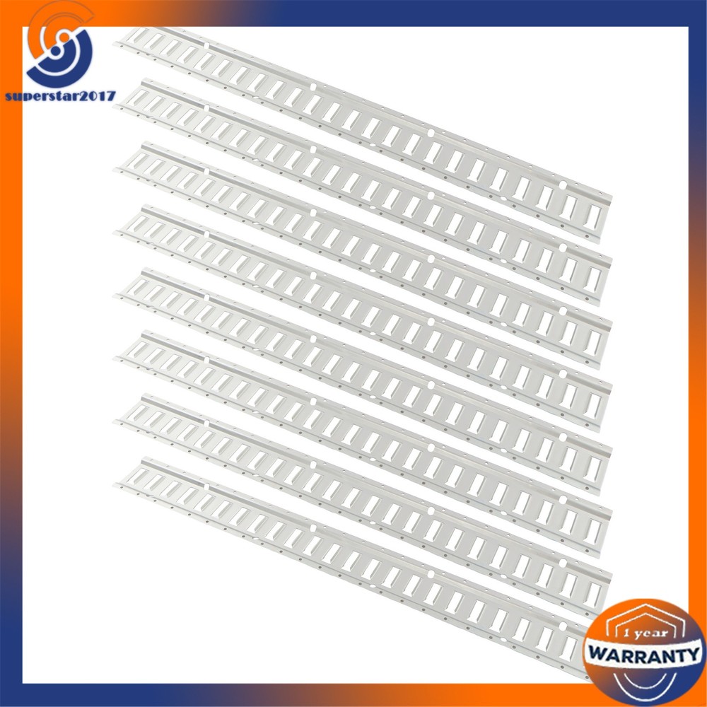 8 Pack 4' E Track Tie Down Rail Kit 2000 lbs Galvanized Steel For Vans Trailers
