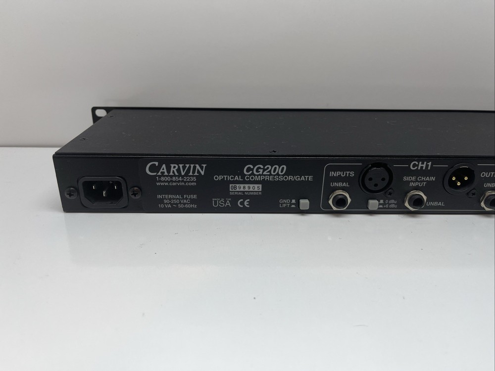 Carvin CG200 Optical Compressor Gate No Cables Read Description