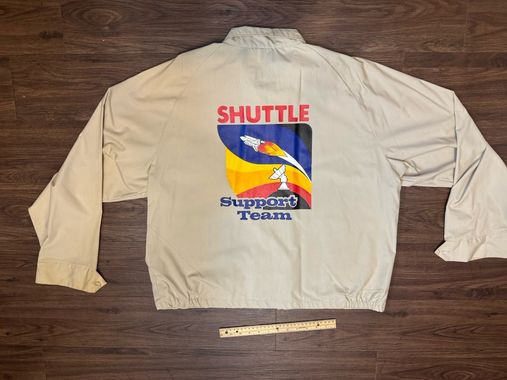 Vintage NASA Space Shuttle Jacket - DOD Shuttle Network- Shuttle Support Team
