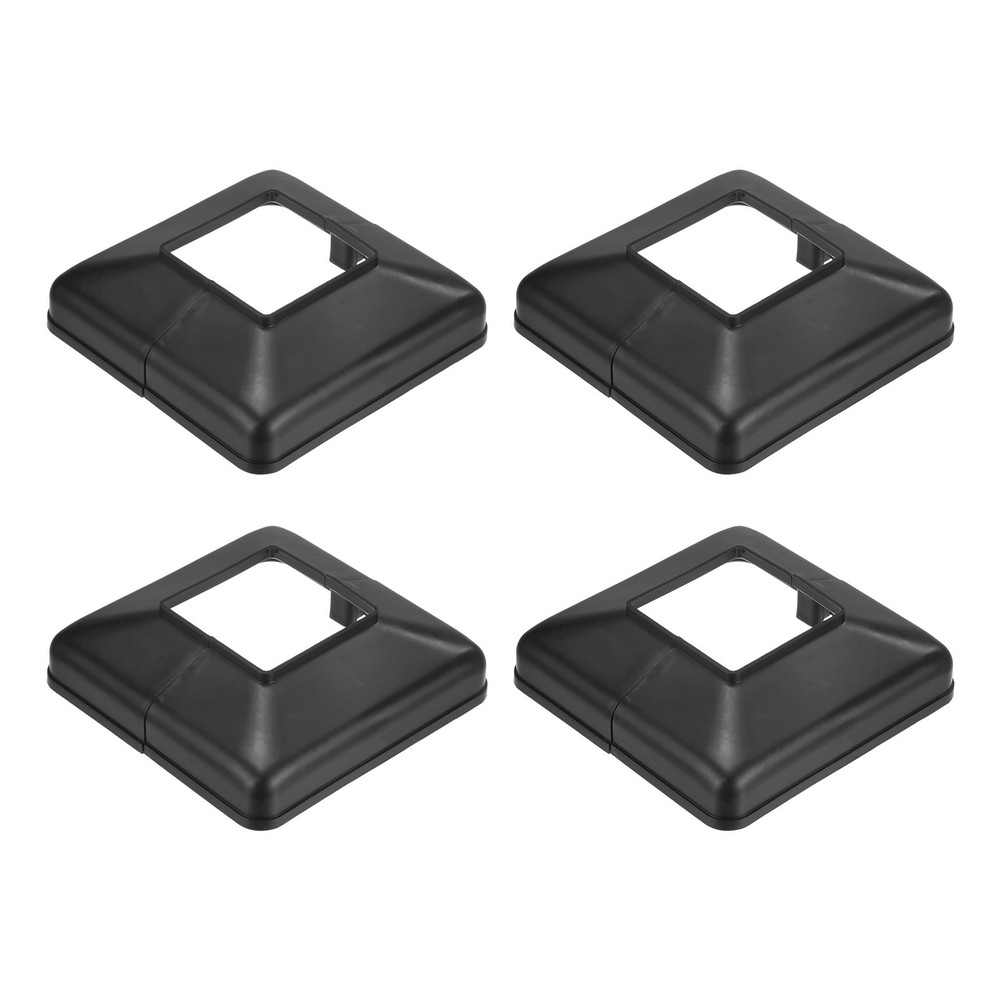 4-Pack Post Base Cover, Internal 2"x 2" PVC Post Skirt Split Type for Railing