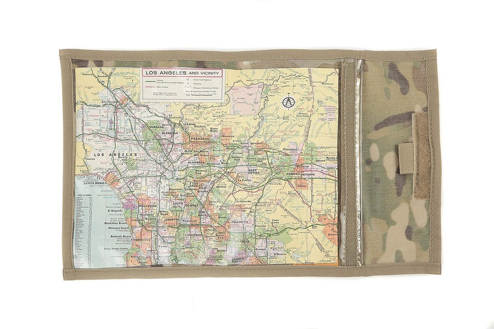 Secure Seal Individual Map Case - Fits BDU pockets- 7"x9" Viewing Area (Multi...