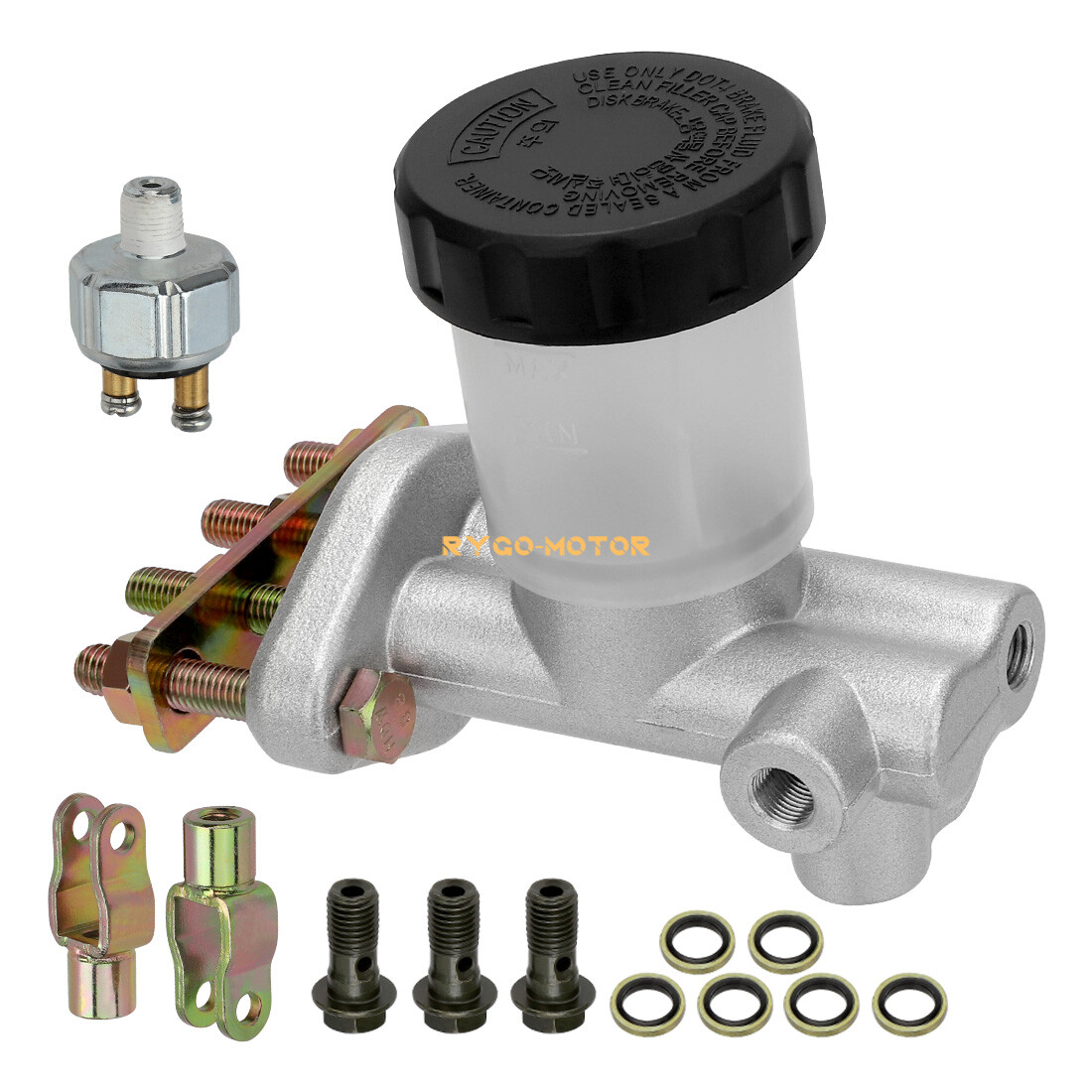 M MATI Hydraulic Go Kart Brake Master Cylinder for 90cc - 250cc Go Kart Buggy