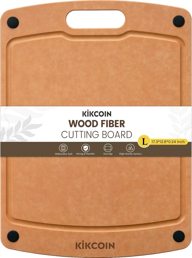 Wood Cutting Board, Cutting Boards for Kitchen Dishwasher Safe