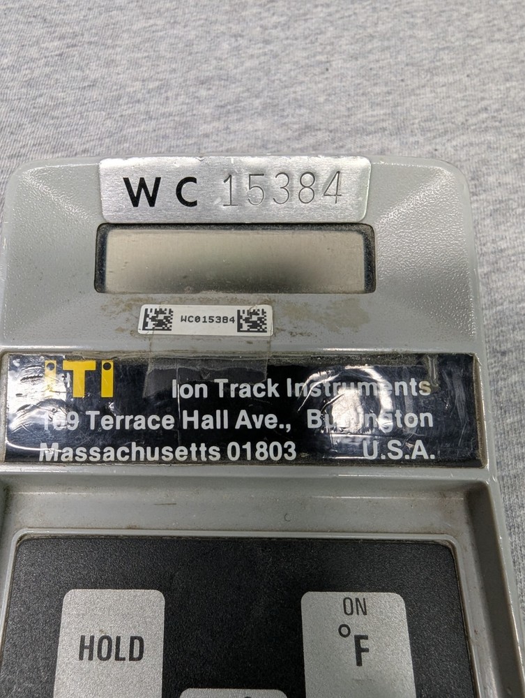 Ion Track Instruments Temperature Indicator - Surplus From Nuclear Plant