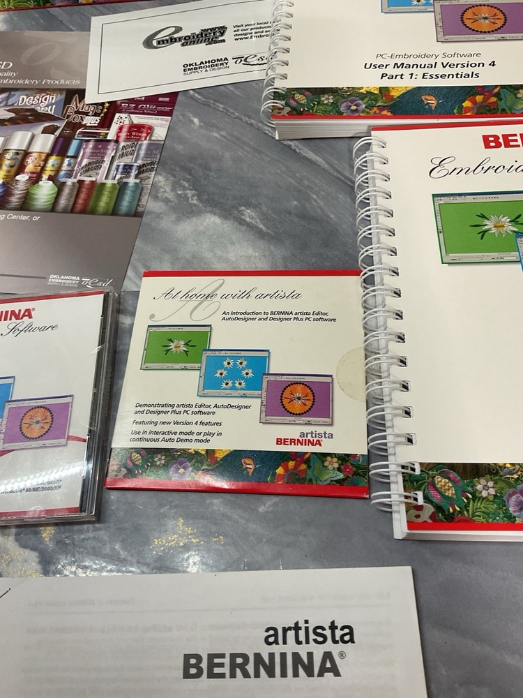 Bernina Embroidery Software CD And Manuals Version 4