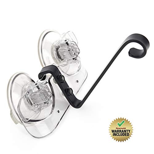 Window Mounted Bird Feeder Bracket with Super Strong New Dual Suction Clear