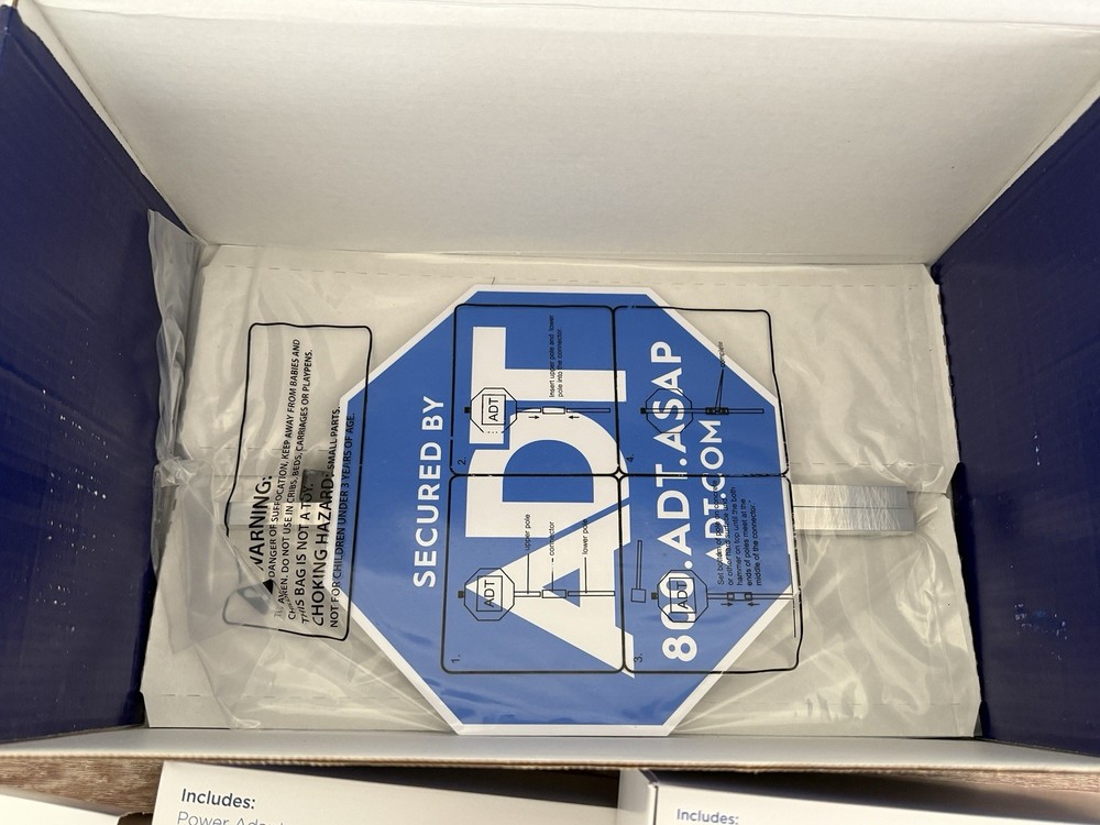 Life Shield ADT Security System Opened Box 2019