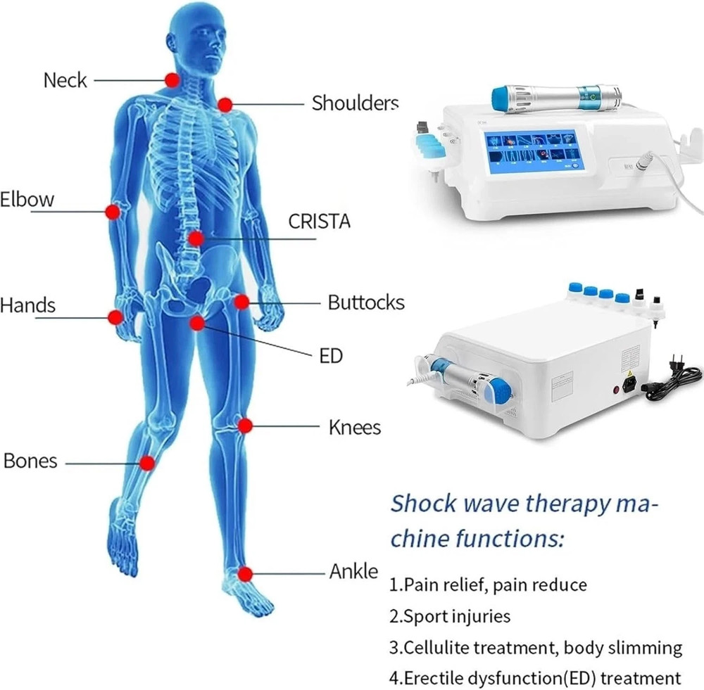 ED Shockwave Therapy Machine For Erectile Dysfunction Pain Relief Body Massager