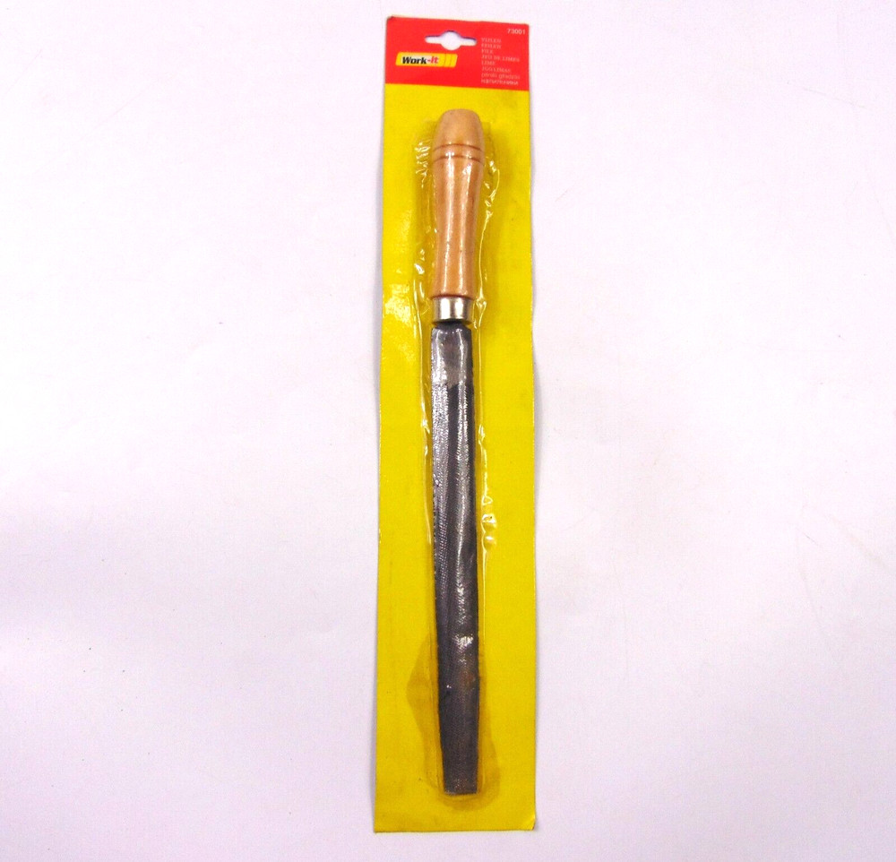 Work It Woodworking File Hand Tool with Wooden Handle