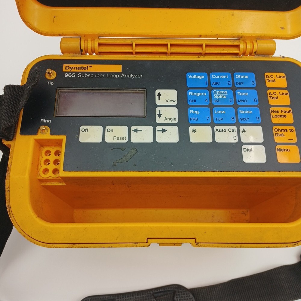 3M Dynatel 965 Subscriber Loop Analyzer - Powers On - No Leads