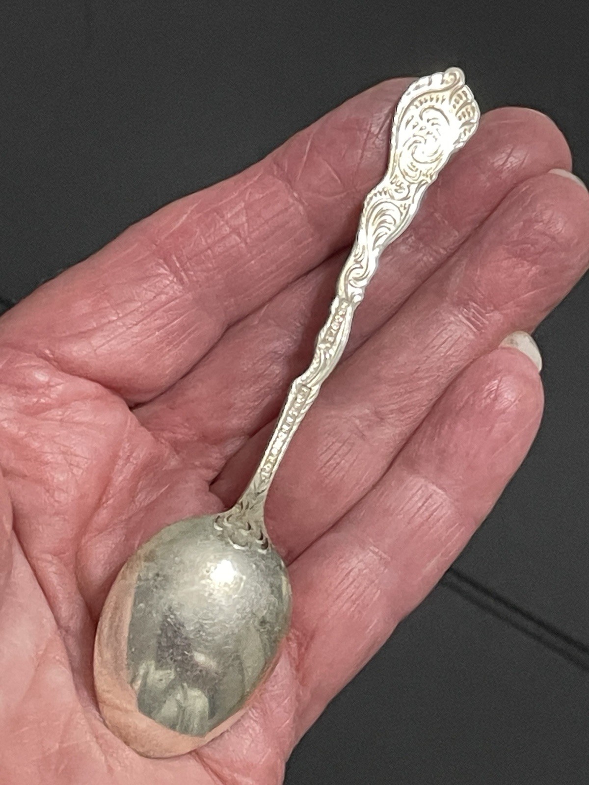 Vintage Nils Johan Silverplated 4" Demitasse / Baby Spoon Sweden ExtraPrnSalp