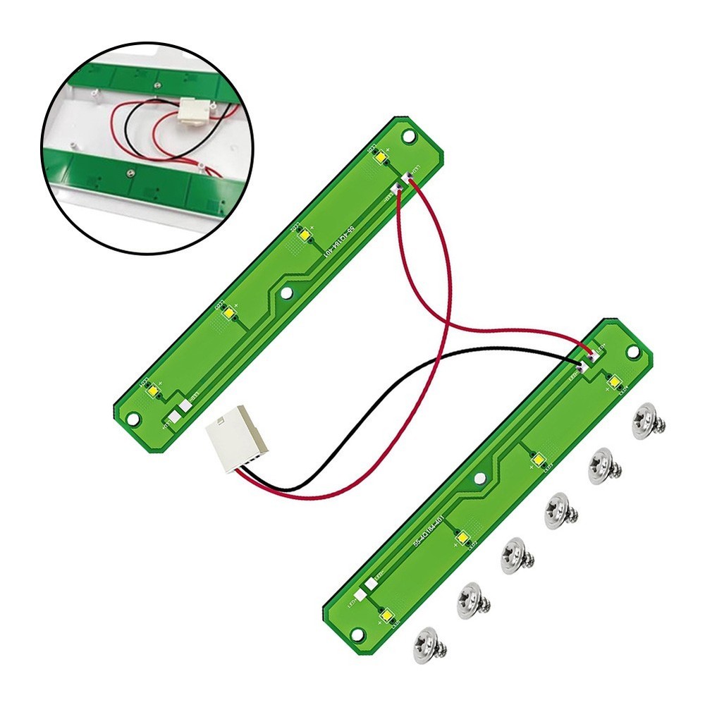 Refrigerator LED Light Module Replacement with Metal Frame For W11043011