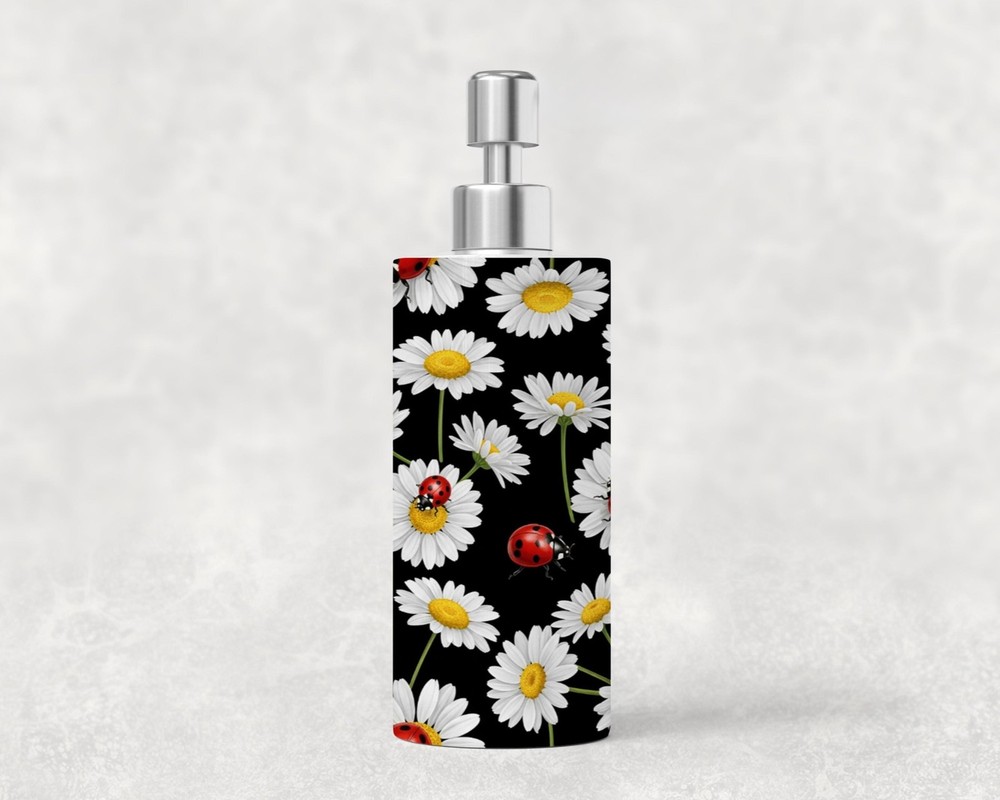 Ladybug Soap Dispenser Daisy Stainless Steel Large Capacity Kitchen