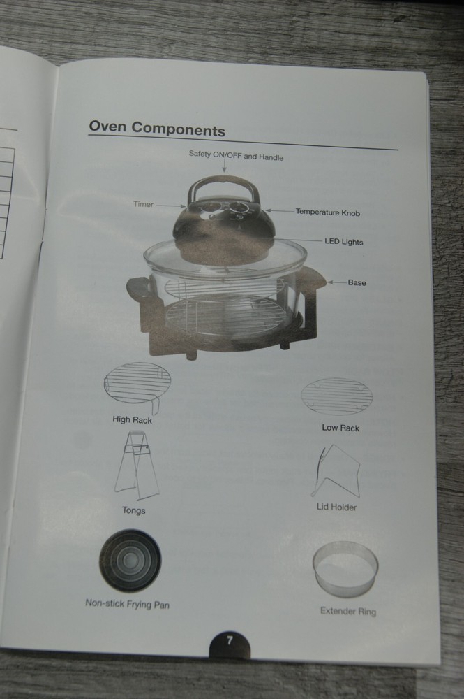 Fagor Halogen Tabletop Oven 12 Quart + 5 Additional Quarts Tested Working