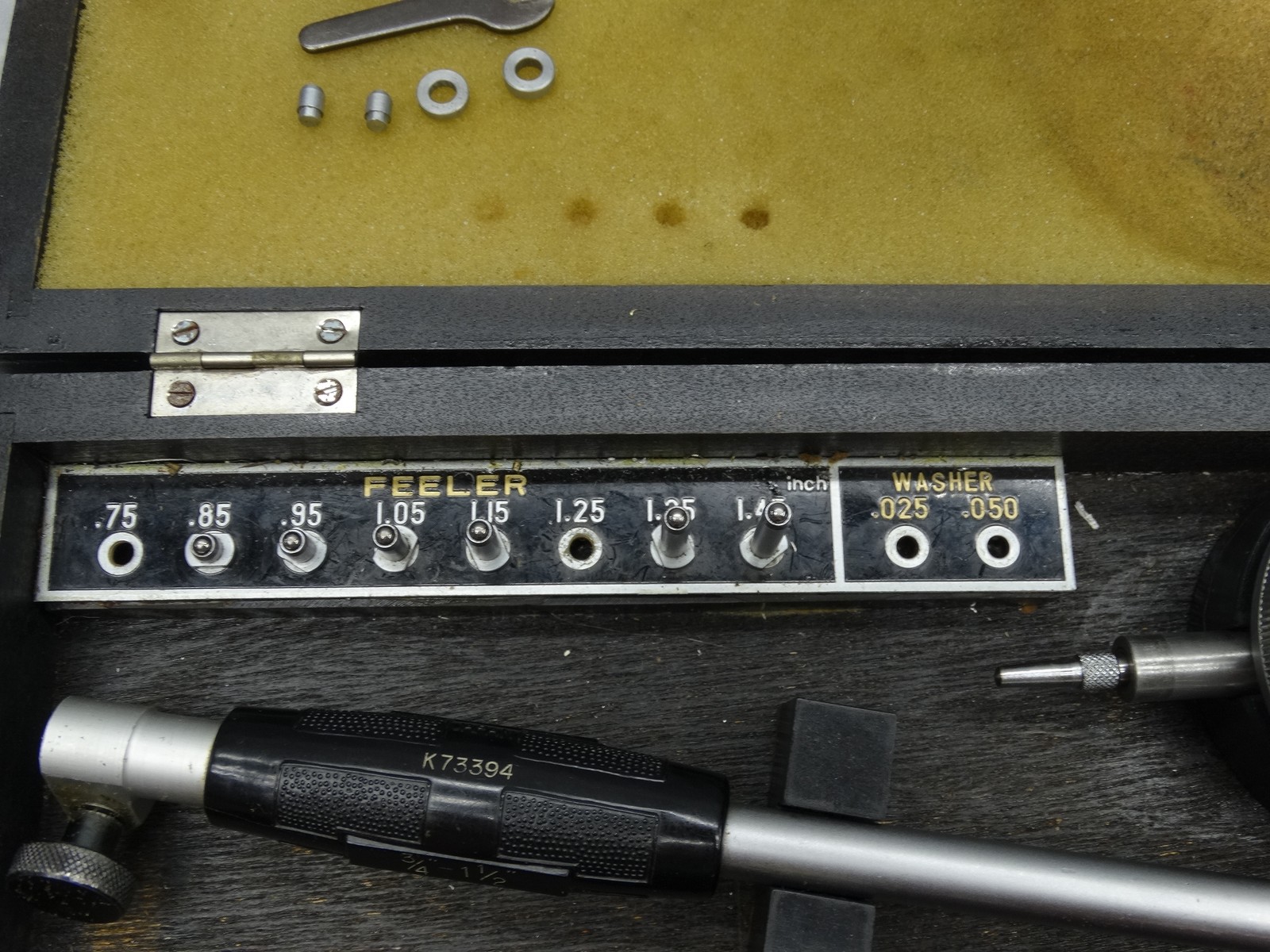 FOWLER Precision Bore Gauge 75in - 1.50in Set with Dial Gage