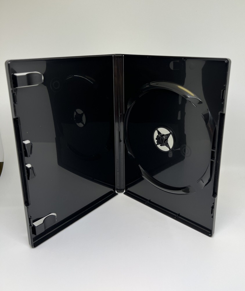 10 TOP QUALITY 14MM SINGLE DVD CASE FLEXBOX, BLACK, PSD12-LS#9