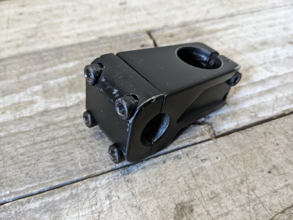 Y2K Black 1 1/8 Threadless Mid School BMX Stem