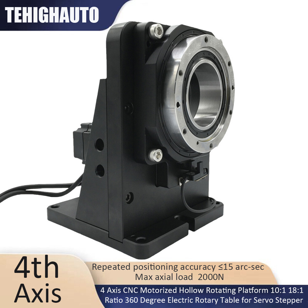 4th Axis Motorized Hollow Rotating Platform Indexing Rotary Can Replace DD MOTOR
