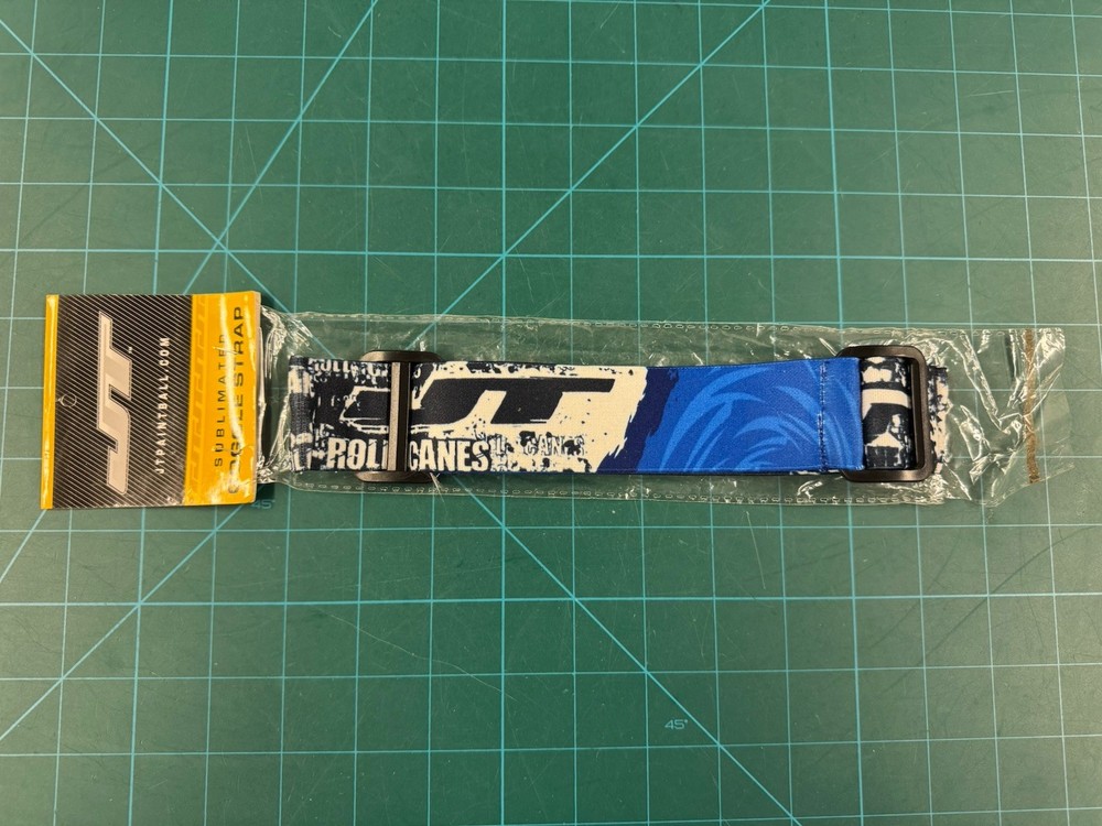 JT “Roll Canes” sublimated goggle strap for FLEX / SPECTRA. RARE! BNIB.