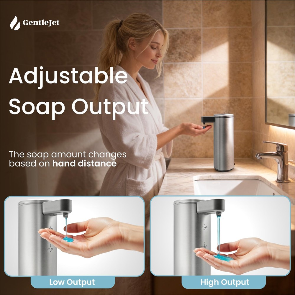 OpalDrop Automatic Liquid Soap Dispenser for Kitchen Sink – Touchless No-Drip...