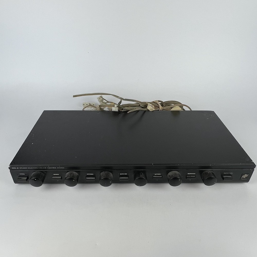 Niles SVL-6 6-Zone Speaker Selector Switch Volume Control System Untested
