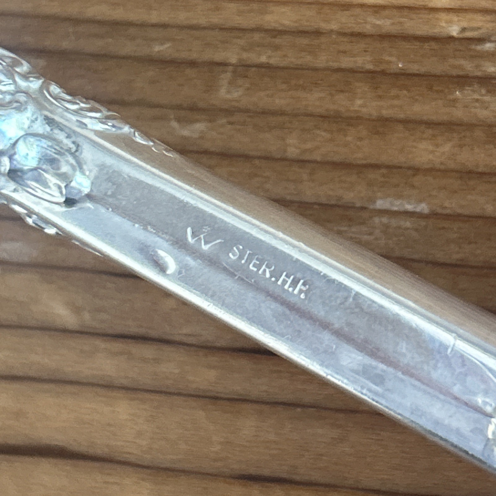 GRANDE BAROQUE Wallace Sterling Silver Large Serving Fork