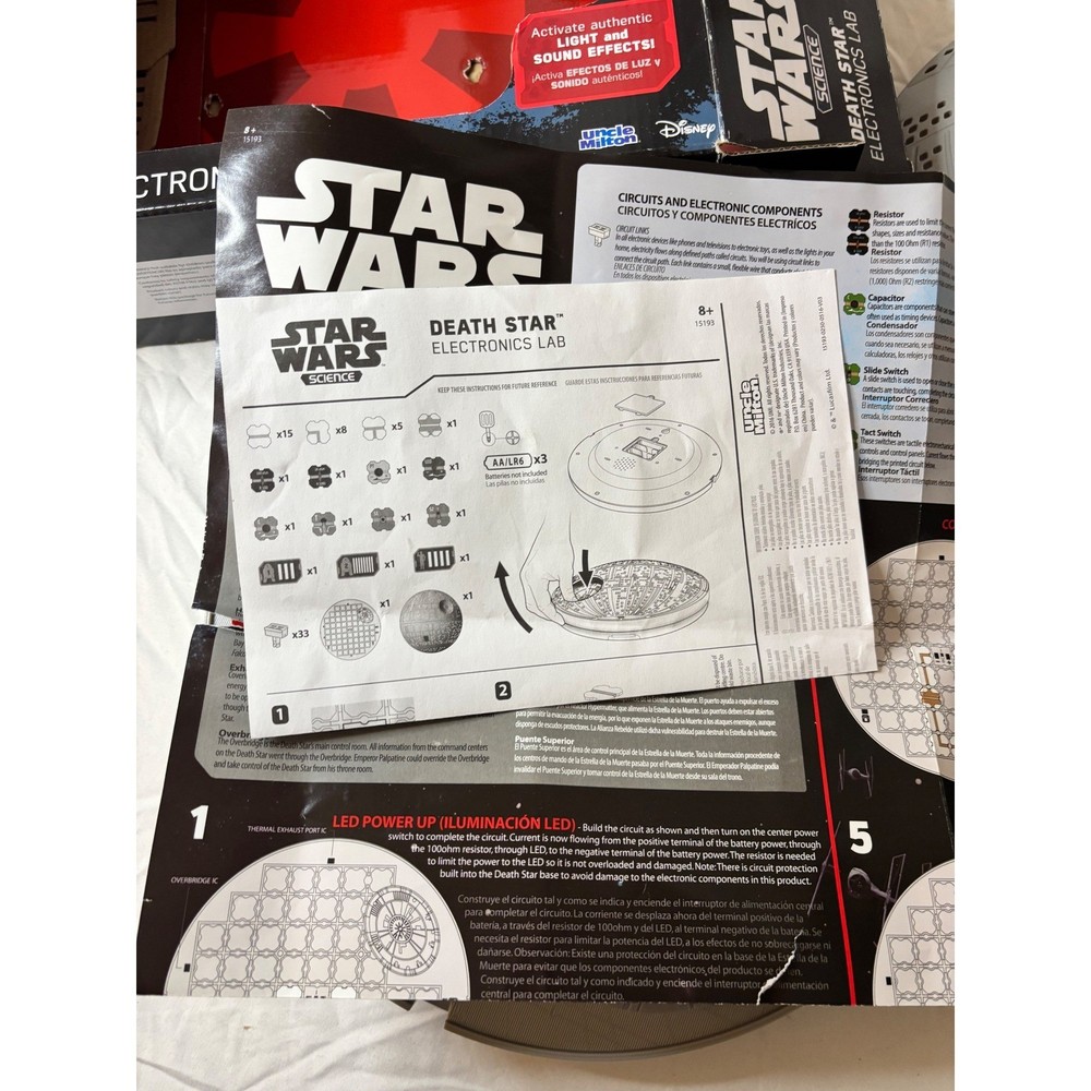 Star Wars Science Death Star Electronics Lab Uncle Milton STEM Kit 15193