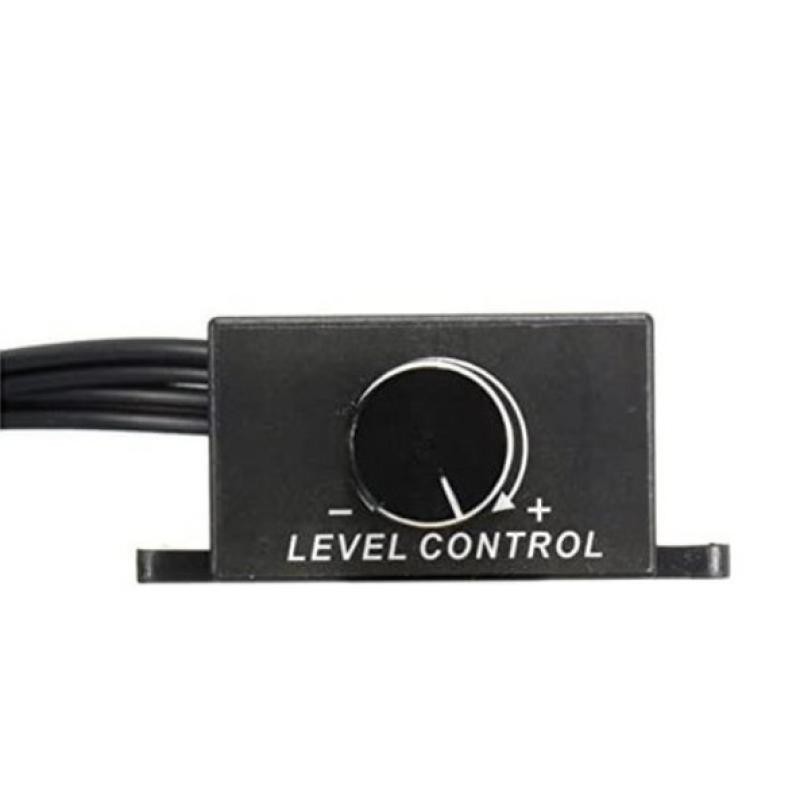 Universal Car Bass Amplifier Remote Level Control Knob - Stereo RCA Input&Output