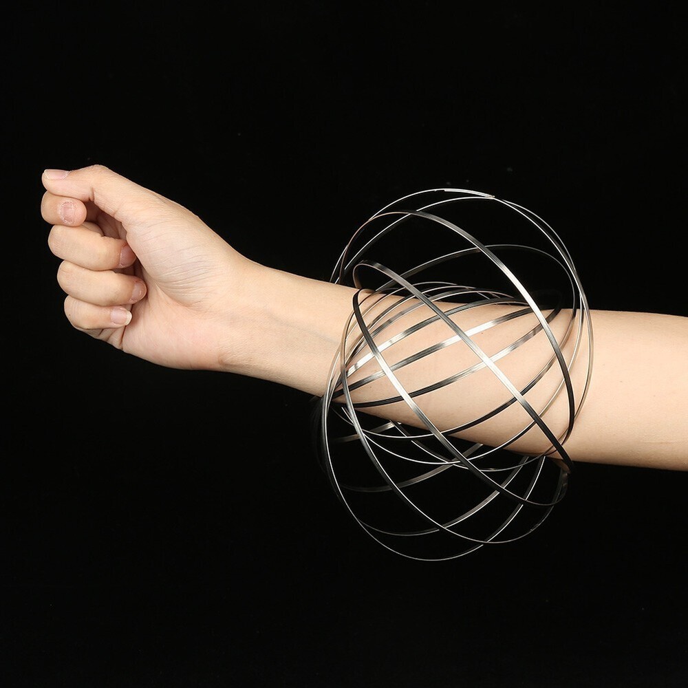 Creative Magic Bracelet Stainless Steel Ring Interactive Game Stress Relieve
