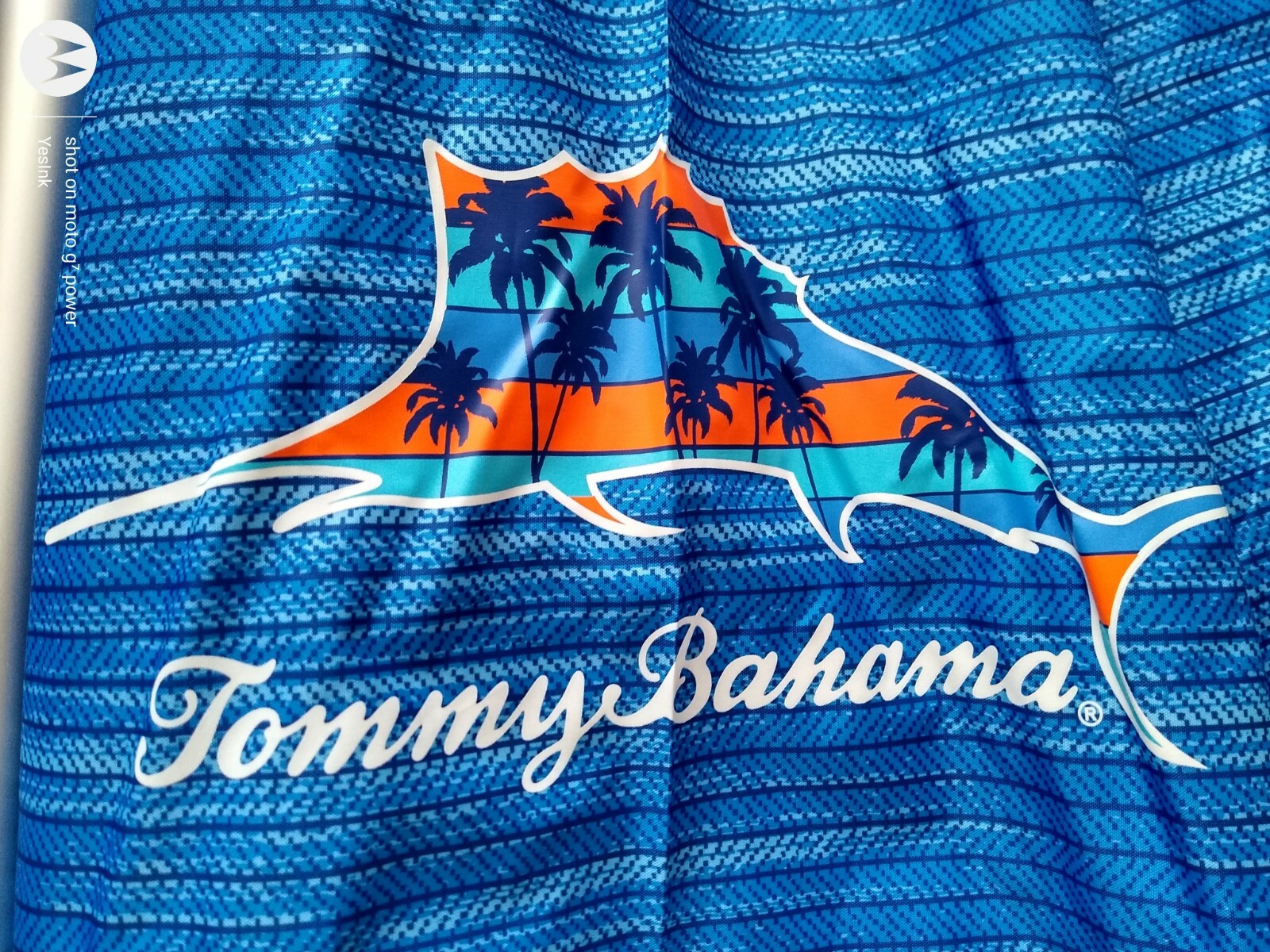Tommy Bahama 8' Beach Umbrella w/ Tilt BLUE
