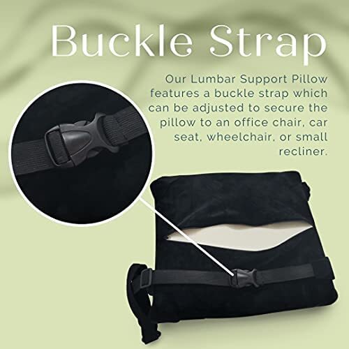 Trickonometry Lumbar Support Extra Firm Pillow: Ergonomic Ba_