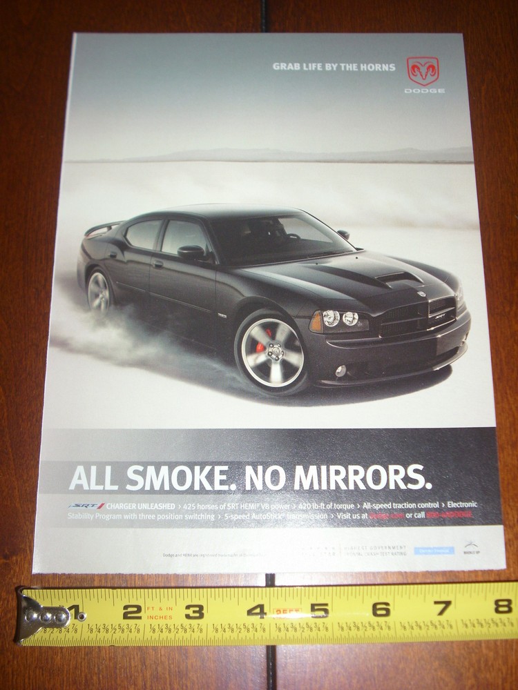 2006 DODGE CHARGER SRT ORIGINAL AD