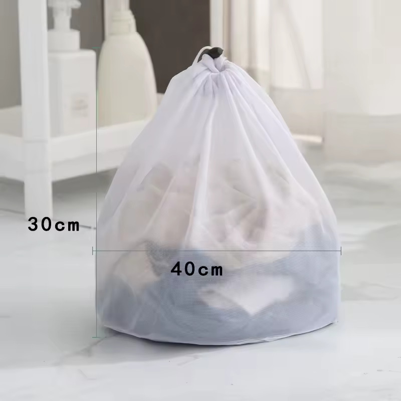 Large Mesh Laundry Bag with Drawstring, Protect Bras, Underwear & Delicates