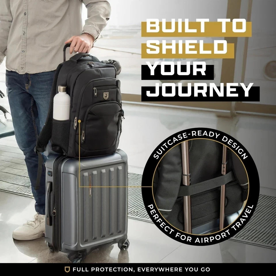 Faraday Backpack for Laptops and Phones - EMP Proof Electromagnetic Shielding