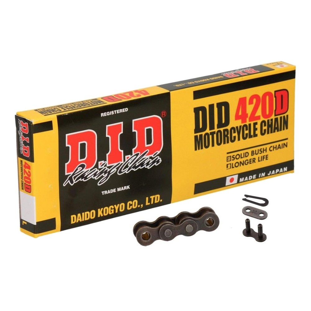 DID 420 D Standard Racing Chain 124 links with Split link