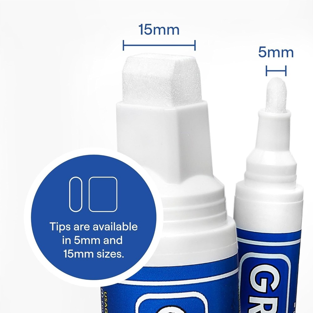 Revive Grout with Our White Tile Paint Marker - 20mL Waterproof Solution